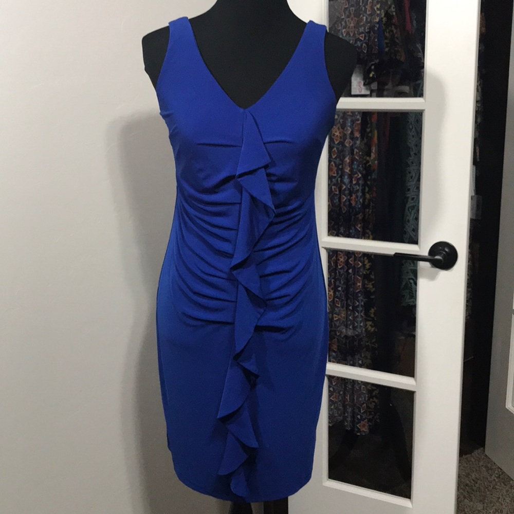 Bodycon style blue dress